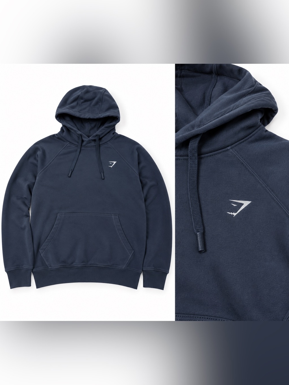 Gymshark Navy Pullover Hoodie Sweatshirt